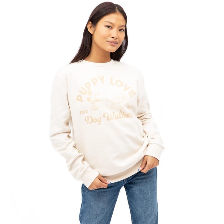 Disney Crew Jumper In Grey