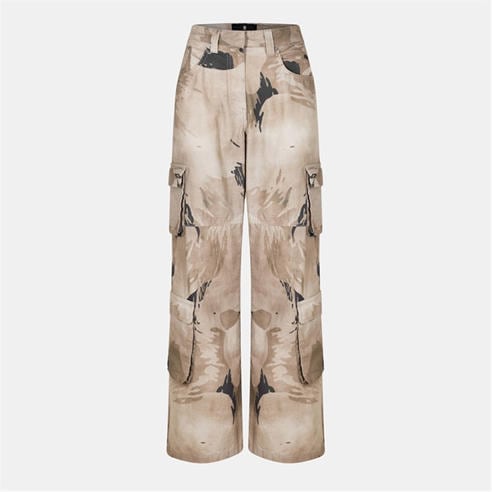 REPRESENT - Women's Camo Relaxed Fit Cargo Trousers