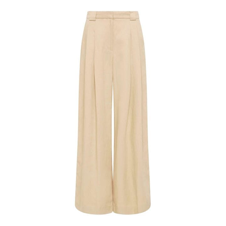 ST AGNI WIDE LEG PLEAT PANTS