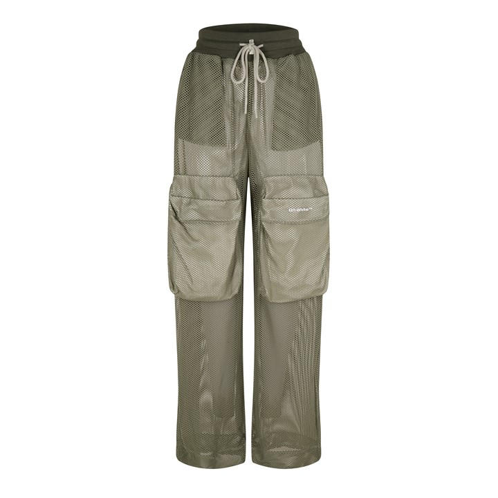 OFF-WHITE OMEN'S MESH CARGO TROUSERS