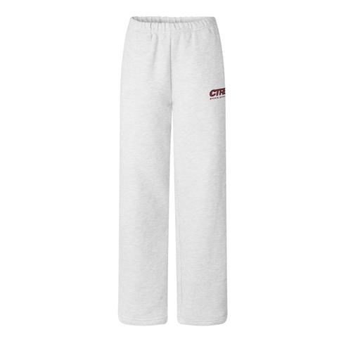 THE COUTURE CLUB - Women's CTRE Open-Hem Cotton Straight-Leg Joggers