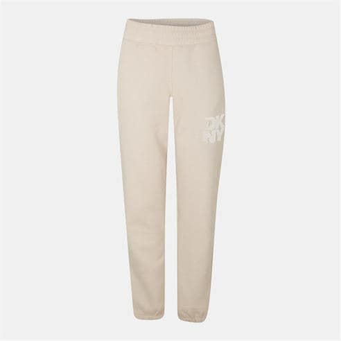 DKNY - Women's Logo Closed Cuff Fleece Joggers