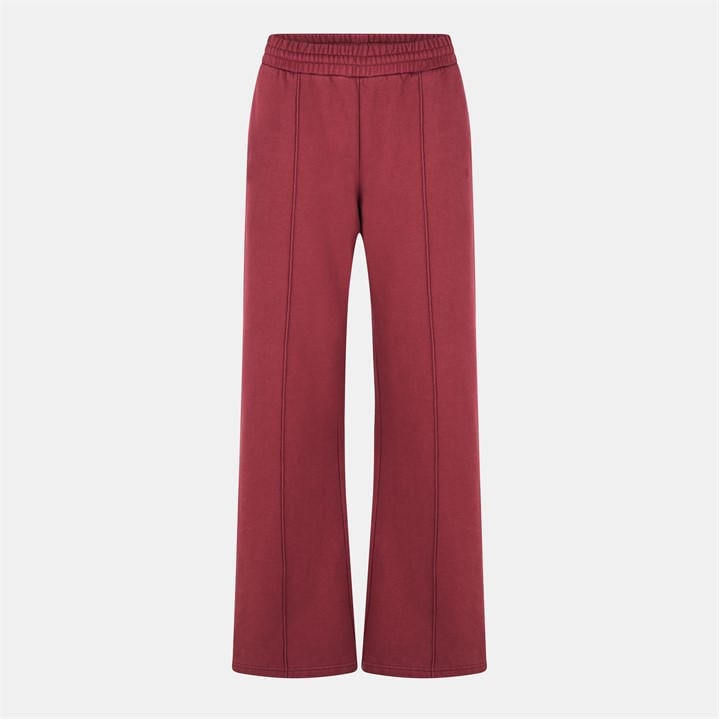 4th & Reckless Women's Wide Leg Trousers In Red