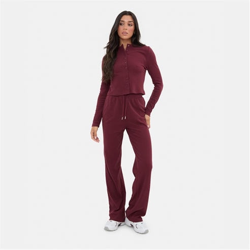 I Saw It First - Ribbed Wide Leg Trouser
