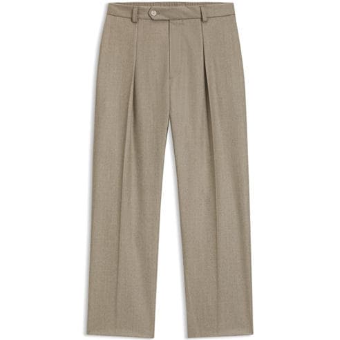 Boss - Men's HBB Double Breasted Full Length Wide Leg Trousers