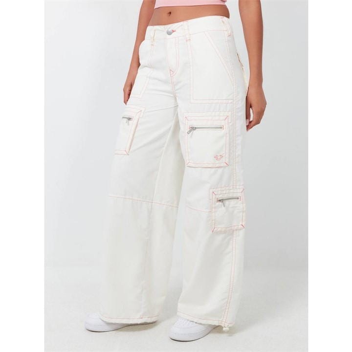 TRUE RELIGION JESSIE BAGGY CARGOS WOMENS