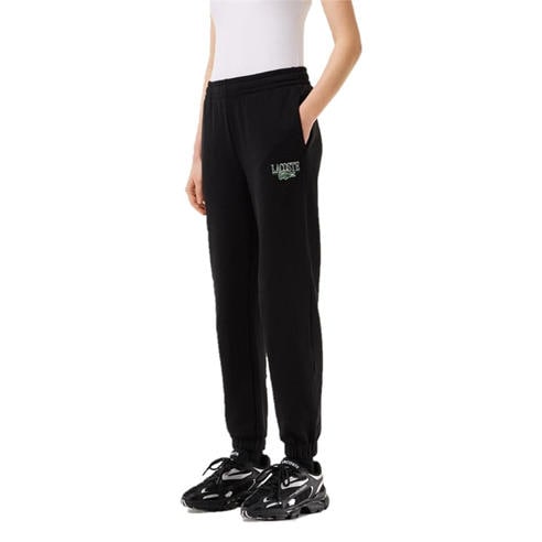 Lacoste - Women's Logo Closed Hem Fleece Joggers