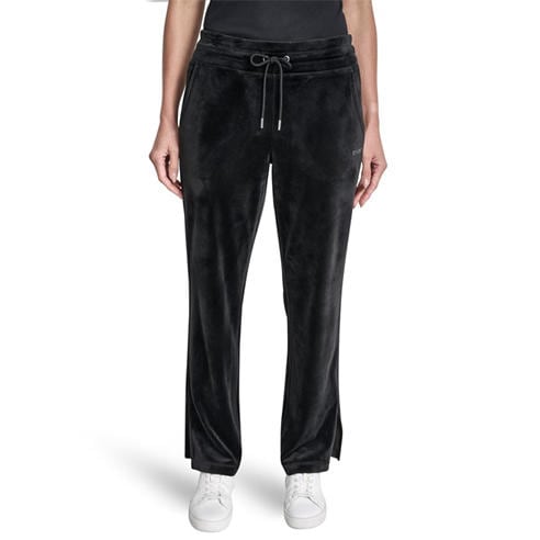 DKNY - Women's Sport Velour Open Hem Fleece Joggers