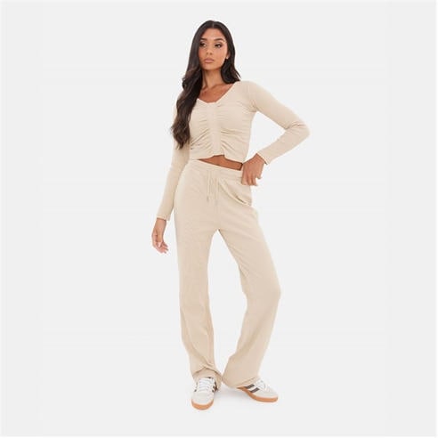 I Saw It First - Ribbed Wide Leg