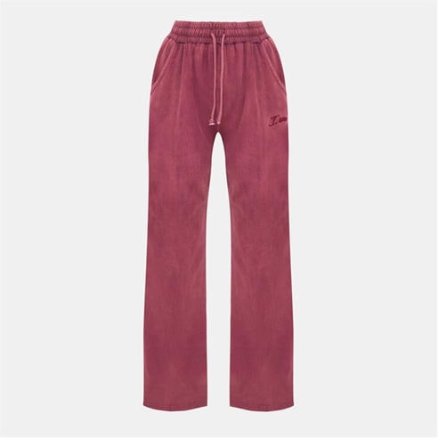 I Saw It First - Embroidered Wide Leg Joggers