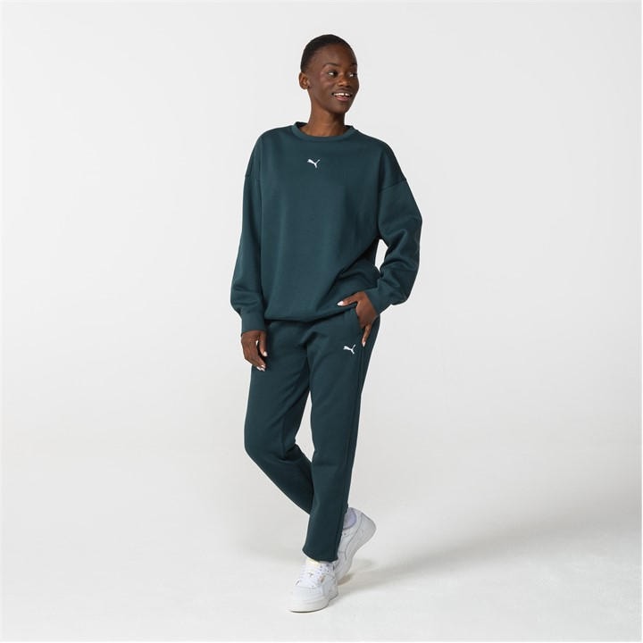 Puma Essential Jogging Bottoms Womens In Green