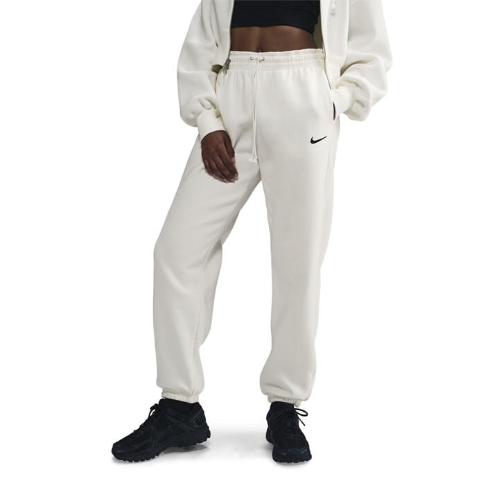 Nike Phoenix Fleece Joggers Womens In White