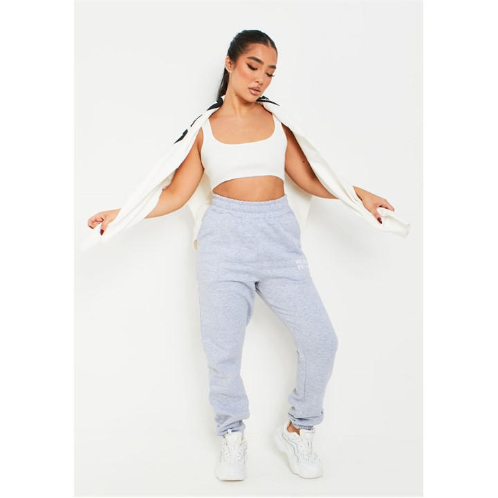 Missy Empire Women's Grey Cuffed Jogger - Size 10