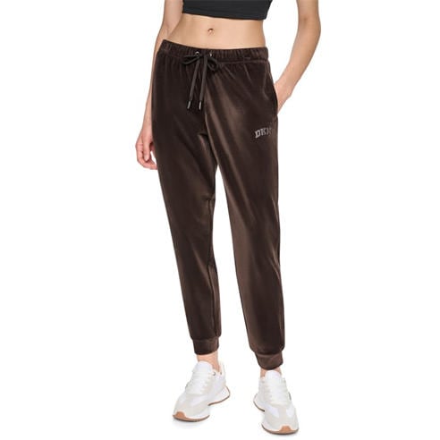 DKNY - Women's Sport Velour Slim-Fit Joggers