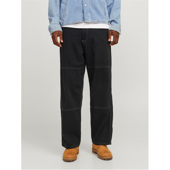 Jack And Jones Men's Black Owen Pant Large