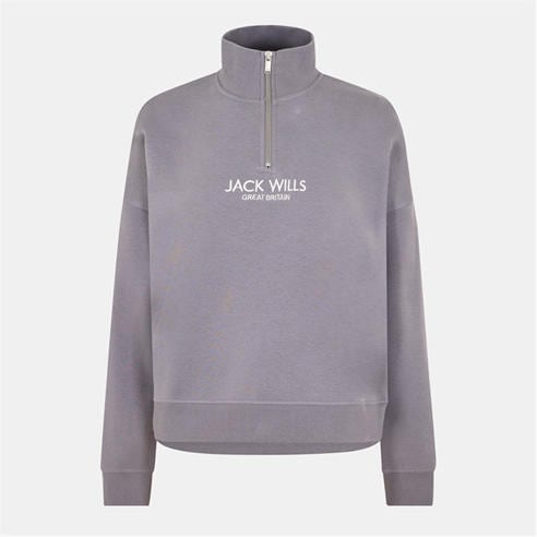 Jack Wills - Honeylane Half Zip Sweatshirt Womens