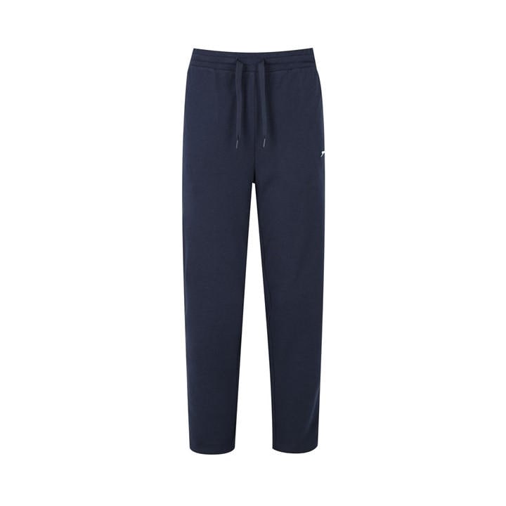 Slazenger Women's Blue Leisure Closed Hem Fleece Jogging Bottoms Size 6