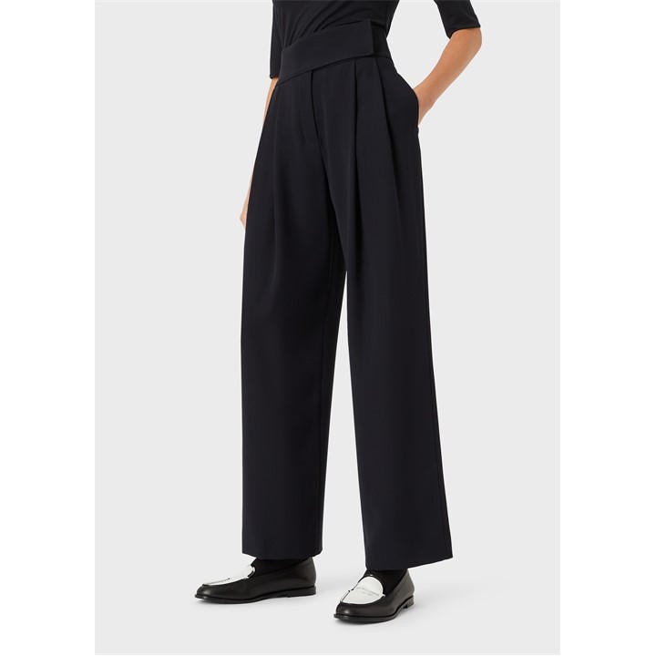 EMPORIO ARMANI WIDE LEG TROUSERS