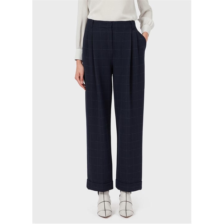 EMPORIO ARMANI WIDE LEG TROUSERS