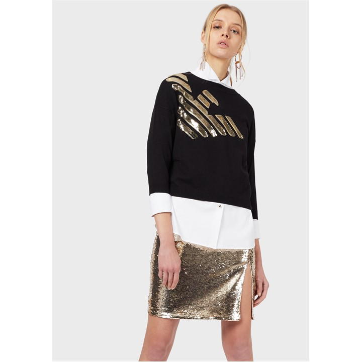 EMPORIO ARMANI EAGL LOGKNIT