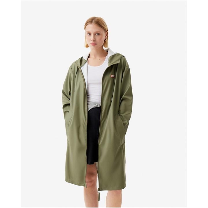 Hunter Women's Green Andrea Mid Jacket - Size 16