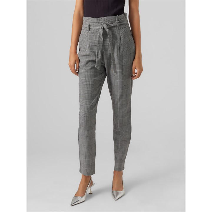 Vero Moda Women's Grey Tapered Trousers Size 28 R