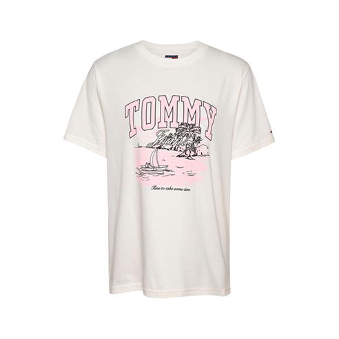 Tommy Jeans - Women's Tropics Tonal Pattern T-Shirt