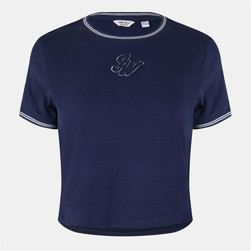 Jack Wills - Women's JW Logo Slim Fit T-Shirt