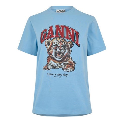 Ganni - Womens Graphic T-Shirt