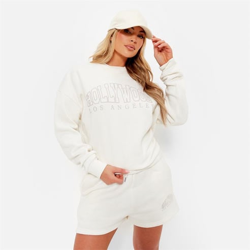 I Saw It First - ISAWITFIRST Hollywood Graphic Sweatshirt Co-Ord