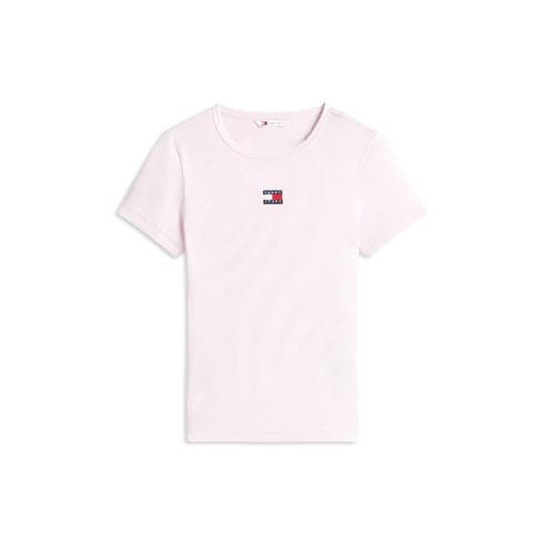 Tommy Jeans - Extra Small Badge Ribbed T Shirt