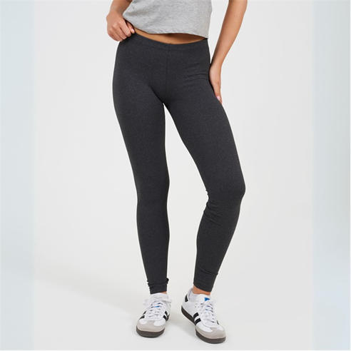 Brave Soul - Womens Classic Shape Leggings Charcoal