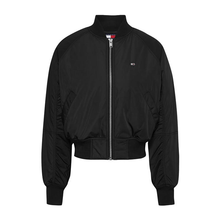 Tommy Jeans W Essential Bomber Jacket Ex In Black