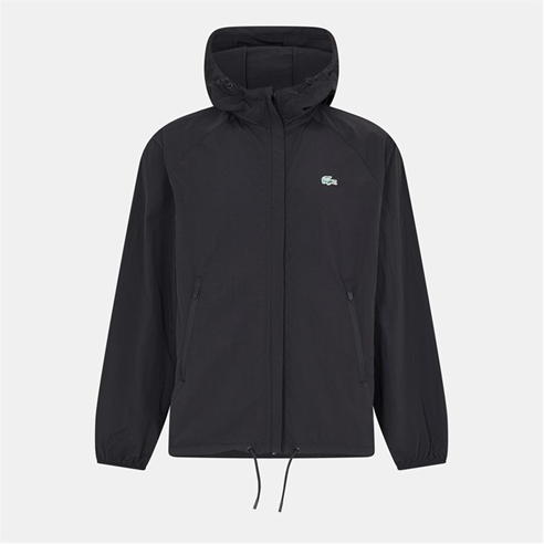 Lacoste - Women's Water-Resistant Lightweight Rain Anorak