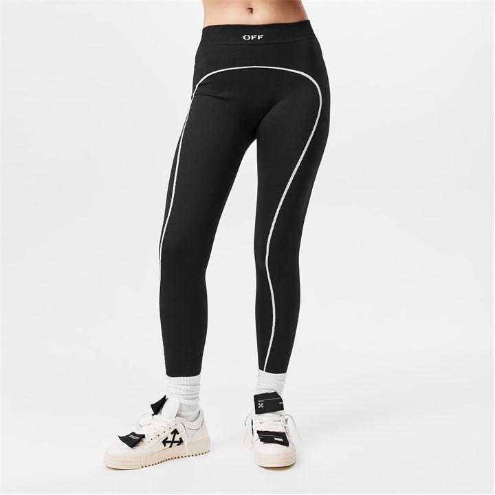Black 1001 - OFF WHITE - Seamless Legging