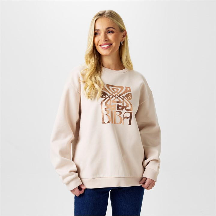 Biba Logo Crew Sweatshirt