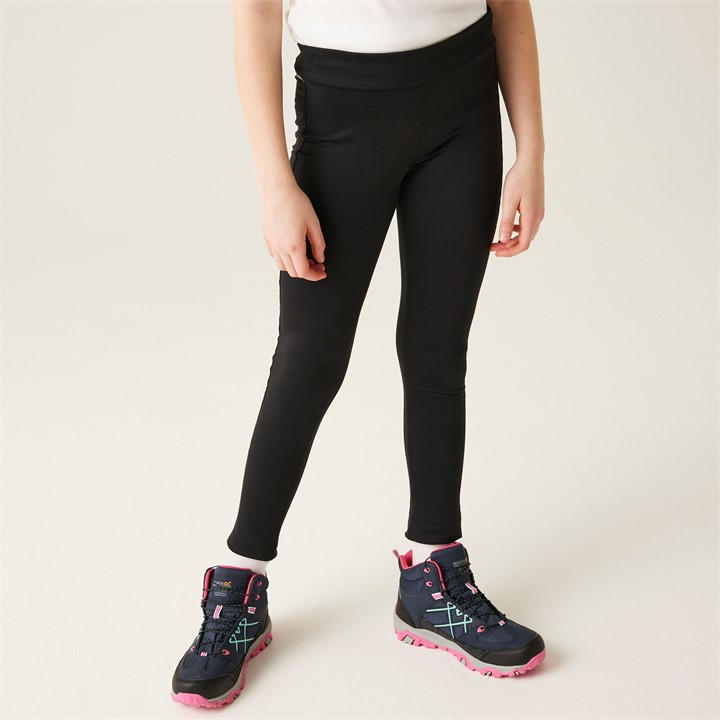 Regatta Unisex Kids Black Kids Barlia Winter Leggings - Size 5
