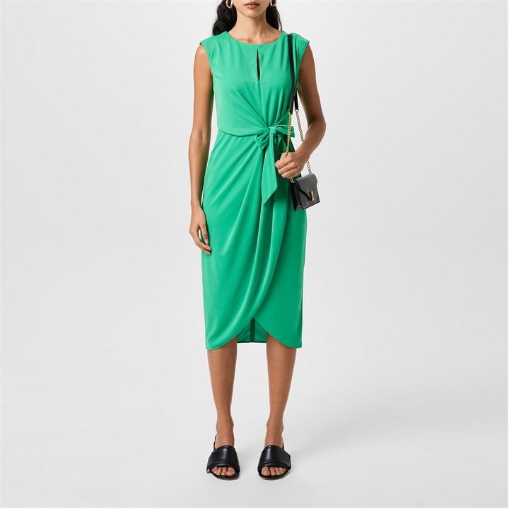Lauren by Ralph Lauren Reidly Belted Dress - Green