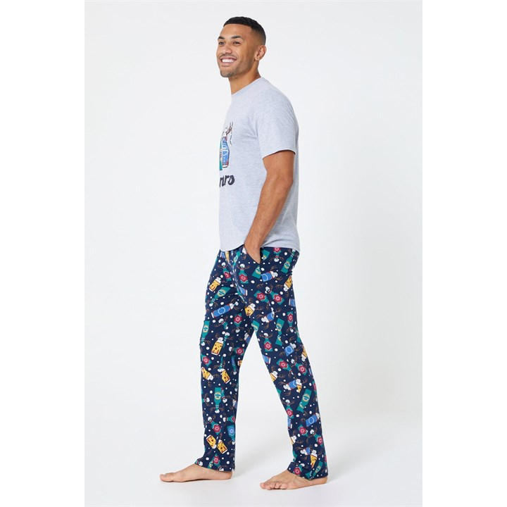 Studio Reinbeers Christmas Pyjama Grey/Navy House of Fraser