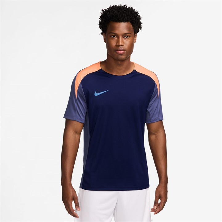 Nike Strike Men's Dri-fit Short-sleeve Global Football Top In Blue
