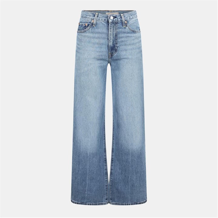 Levis Women's Blue Ribcage Wide Jeans