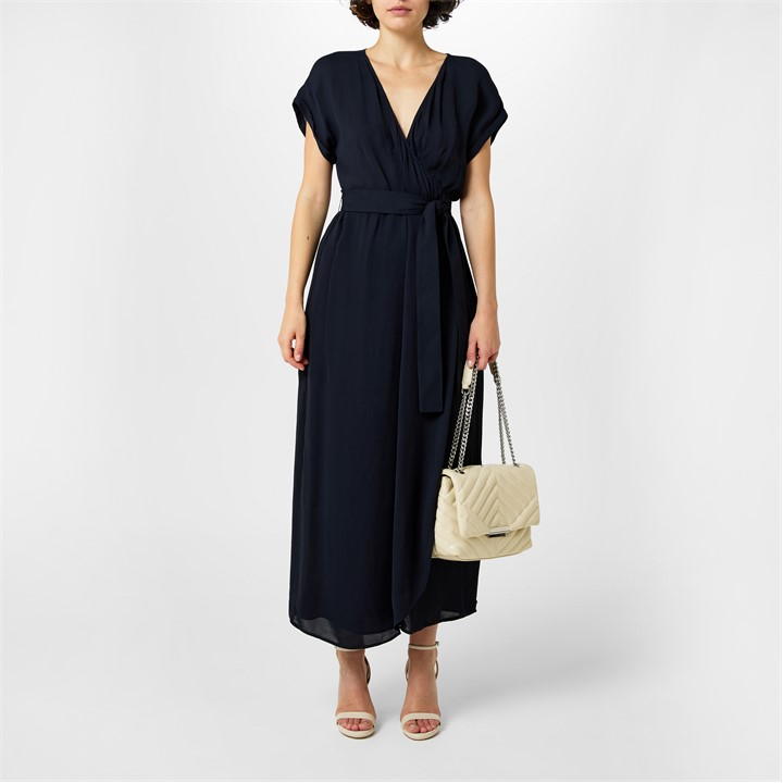 Armani Exchange Women's Midi Dress - Blue