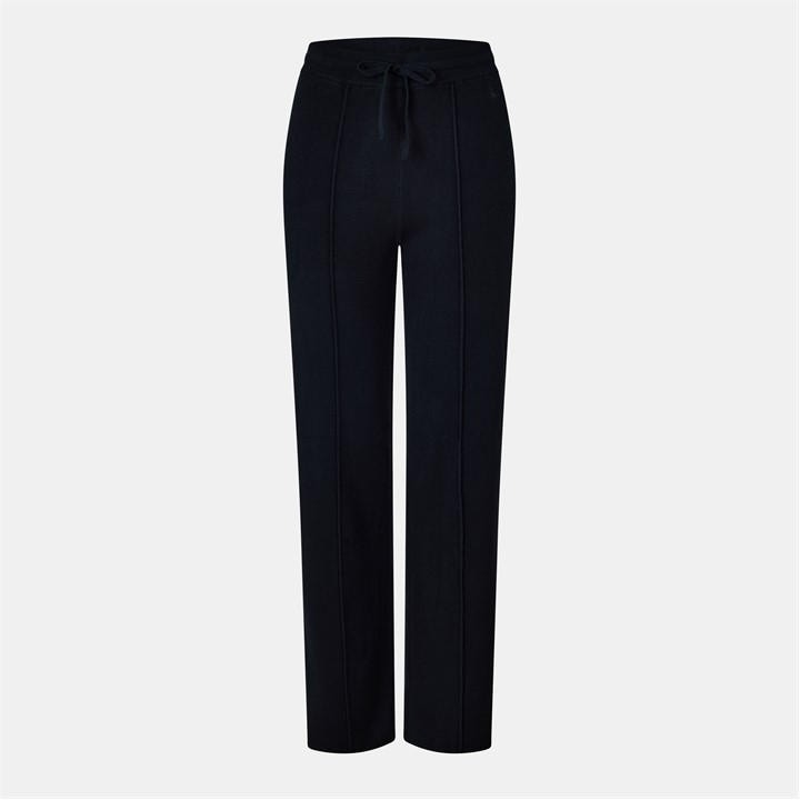 JACK WILLS KNITTED PIN-TUCK TROUSERS WOMEN