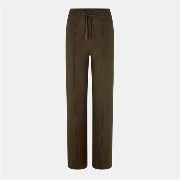 JACK WILLS KNITTED PIN-TUCK TROUSERS WOMEN