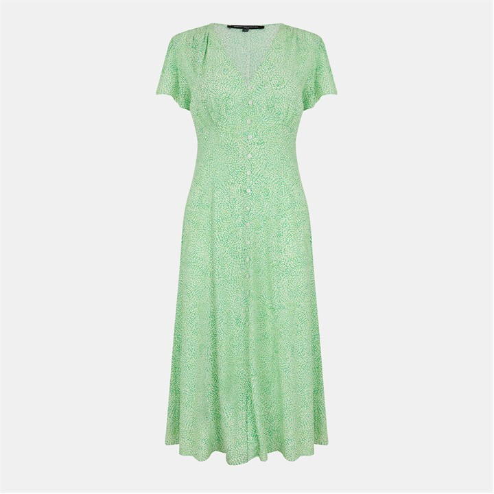 French Connection Women's Bernice Tea Dress - Green