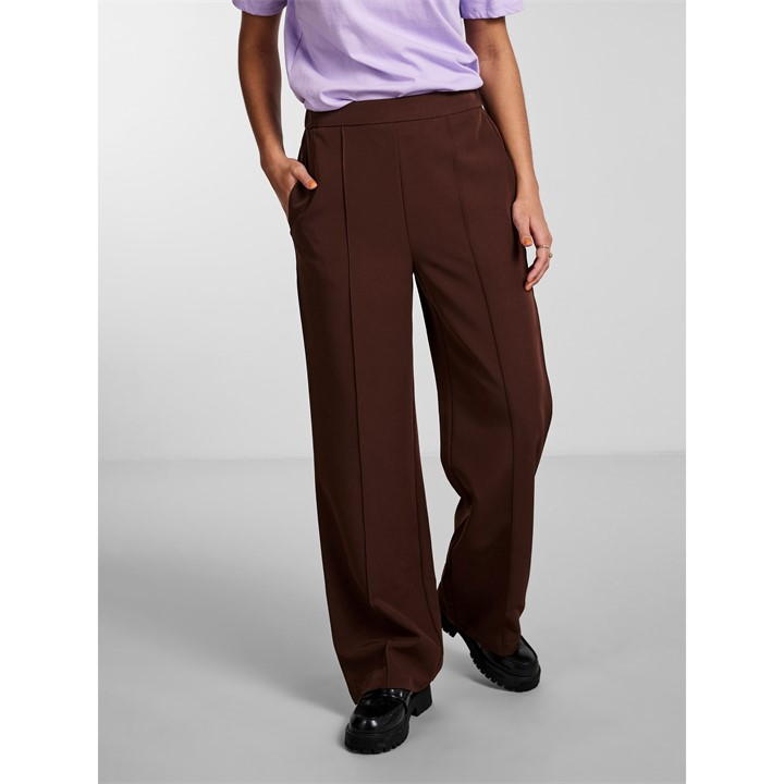 Pieces High Waisted Wide Trouser