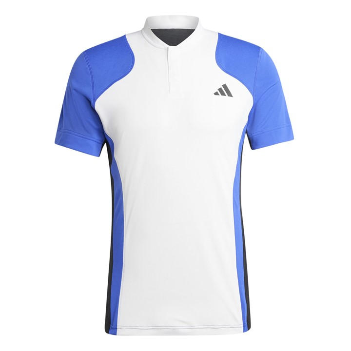 Adidas Men's White Tennis Pro Heat.rdy Freelift Polo Shirt 2XL