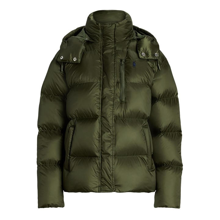 Polo Ralph Lauren Women's Green Carly Puffer Jacket Size 14