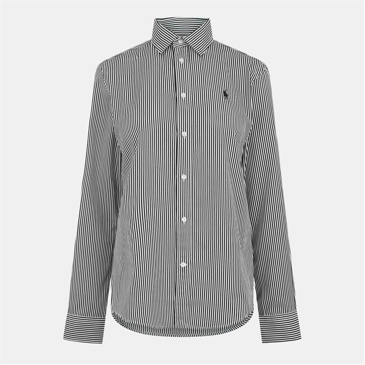 POLO RALPH LAUREN WOMEN'S CHARLOTTE STRIPED OXFORD SHIRT