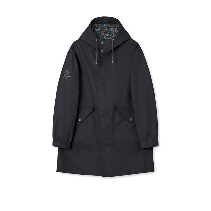 Black - Pretty Green - Walker Oversized Wonderwall Parka